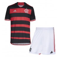 Camiseta Flamengo Primera Equipación Replica 2024-25 para niños mangas cortas (+ Pantalones cortos)